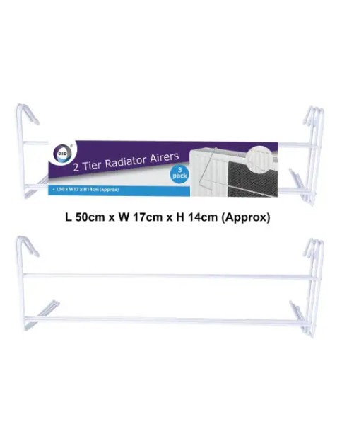 3 Pack 2 Tier Radiator Airers