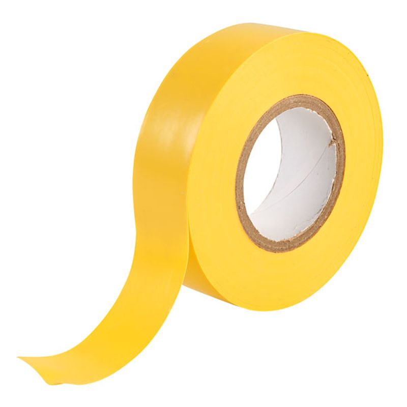 Ultratape Electrical Yellow PVC Insulation Tape 19mm x 20m