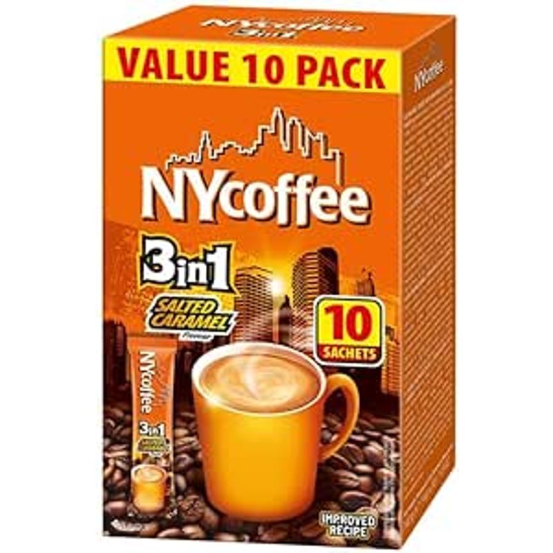 NY Coffee 3 in 1 Salted Caramel 10 Pack
