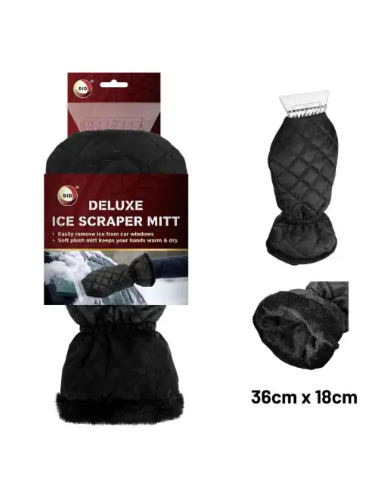 Deluxe Ice Scraper Mitt