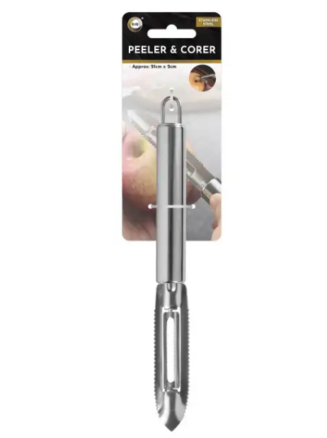 Stainless Steel Peeler & Corer