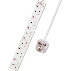 Extra Star Extension Lead 6 Gang 1m