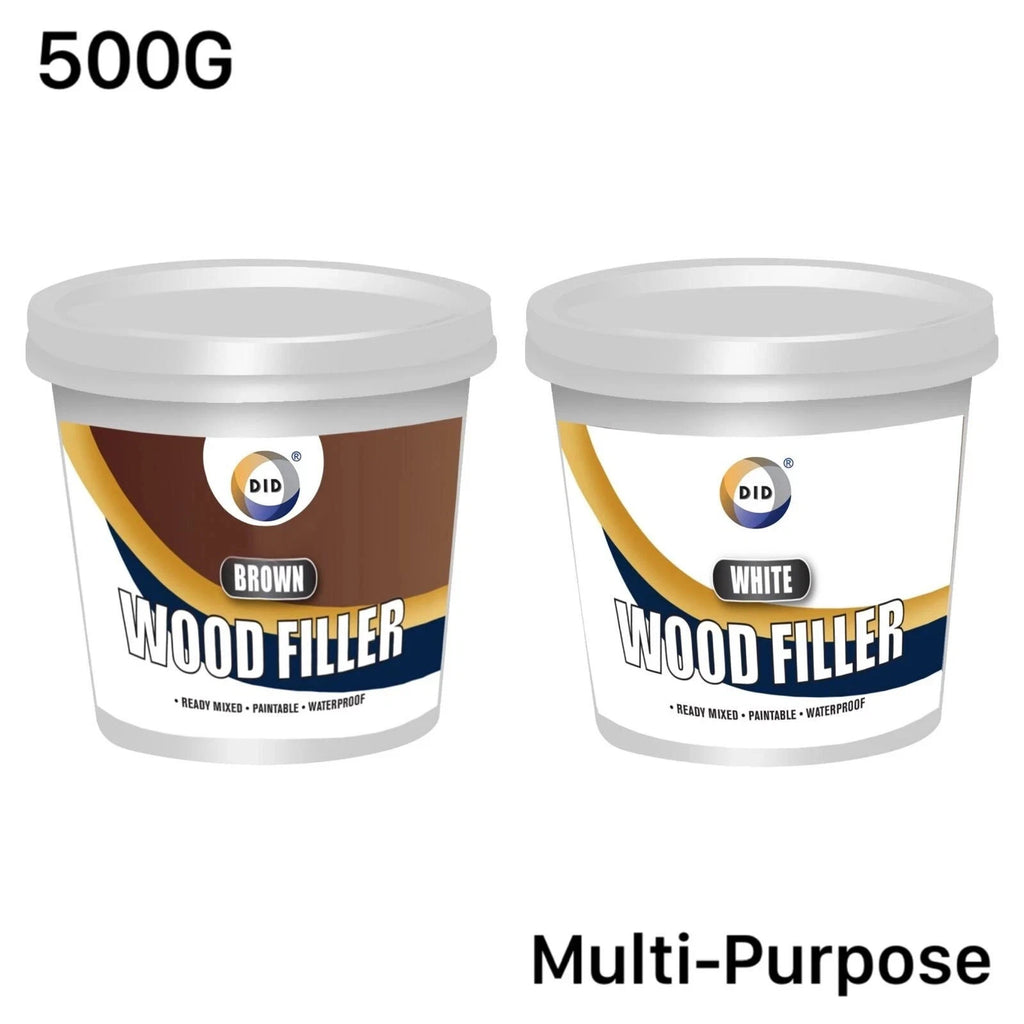 Wood Filler Ready Mixed Brown 500g Interior Exterior Multi-Purpose Filler UK