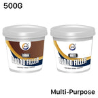 Wood Filler Ready Mixed Brown 500g Interior Exterior Multi-Purpose Filler UK